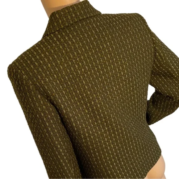 VINTAGE CARLISLE WOOL ZIP JACKET  SZ 4 - Picture 6 of 16